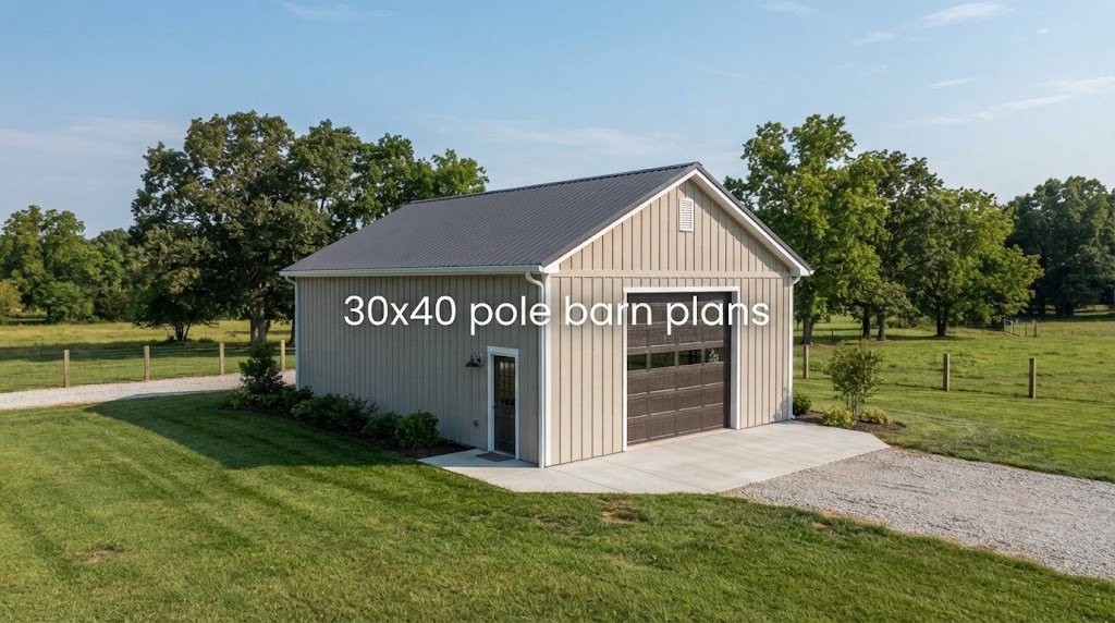 30×40 Pole Barn Plans: What to Think About Before You Build