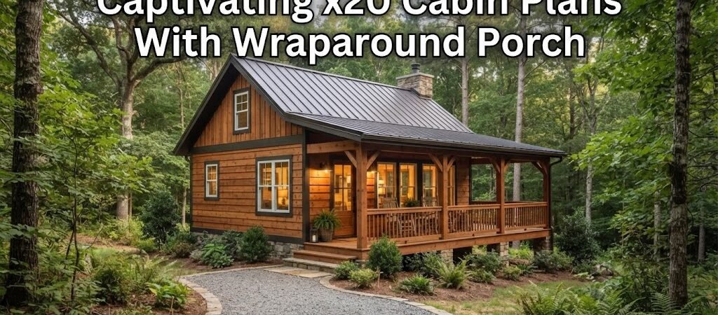 x20 Cabin Plans for a Cozy Wraparound Porch Experience