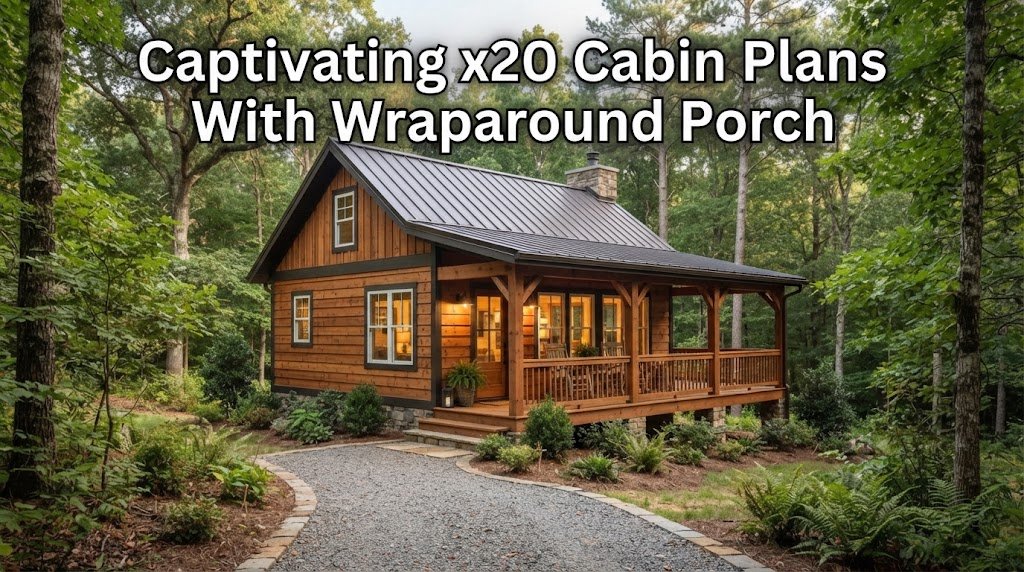 x20 Cabin Plans for a Cozy Wraparound Porch Experience