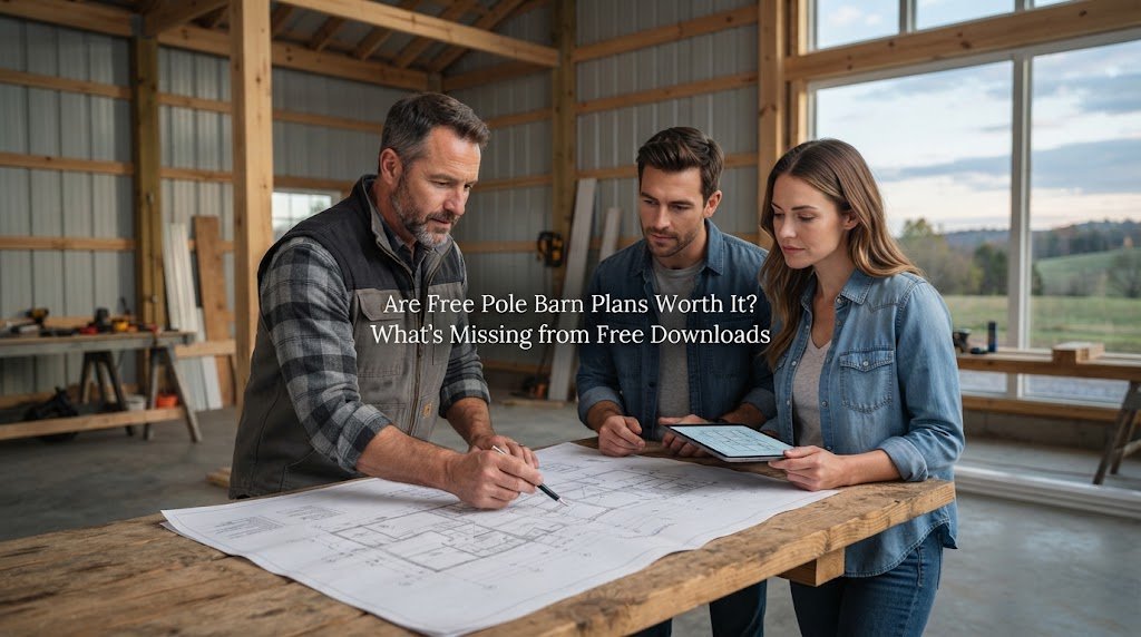 Are Free Pole Barn Plans Worth It? What’s Missing from Free Downloads