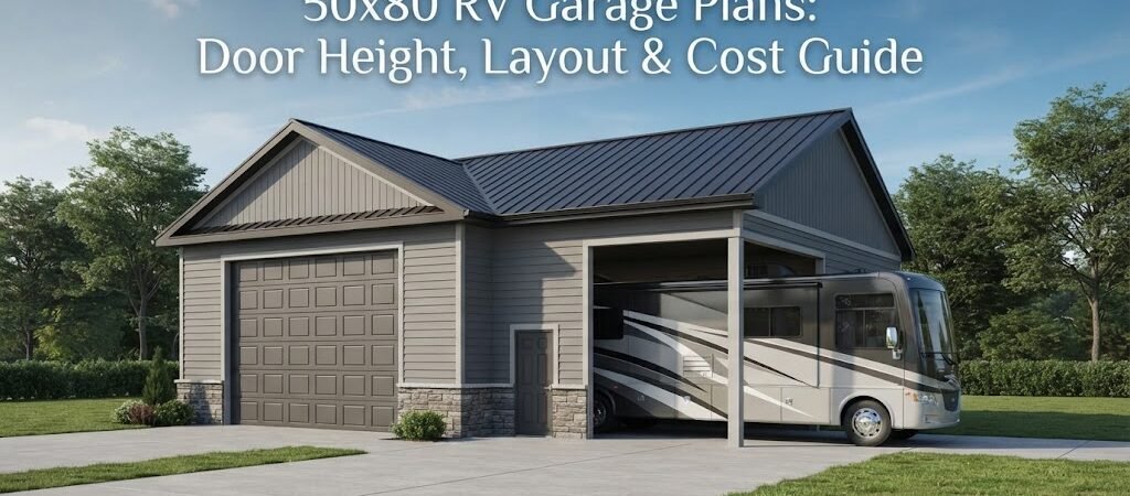 50×80 RV Garage Plans: Door Height, Layout & Cost Guide