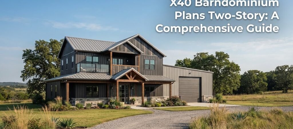 X40 Barndominium Plans: Versatile Two-Story Designs
