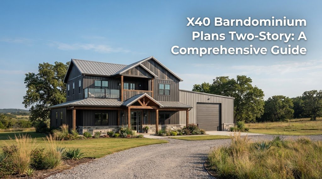 X40 Barndominium Plans: Versatile Two-Story Designs