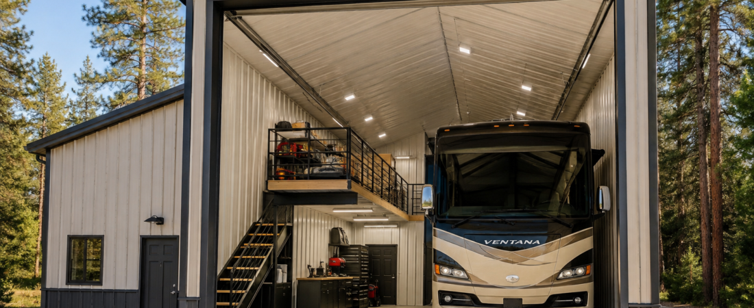 Essential RV Garage Plans for Motorhomes: Key Dimensions