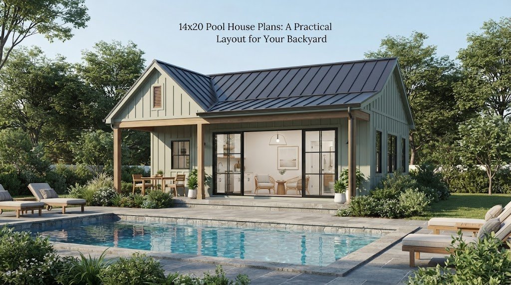 14×20 Pool House Plans: A Practical Layout for Your Backyard