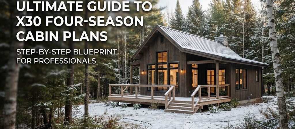Explore x30 Four-Season Cabin Plans: Your Step-by-Step Guide