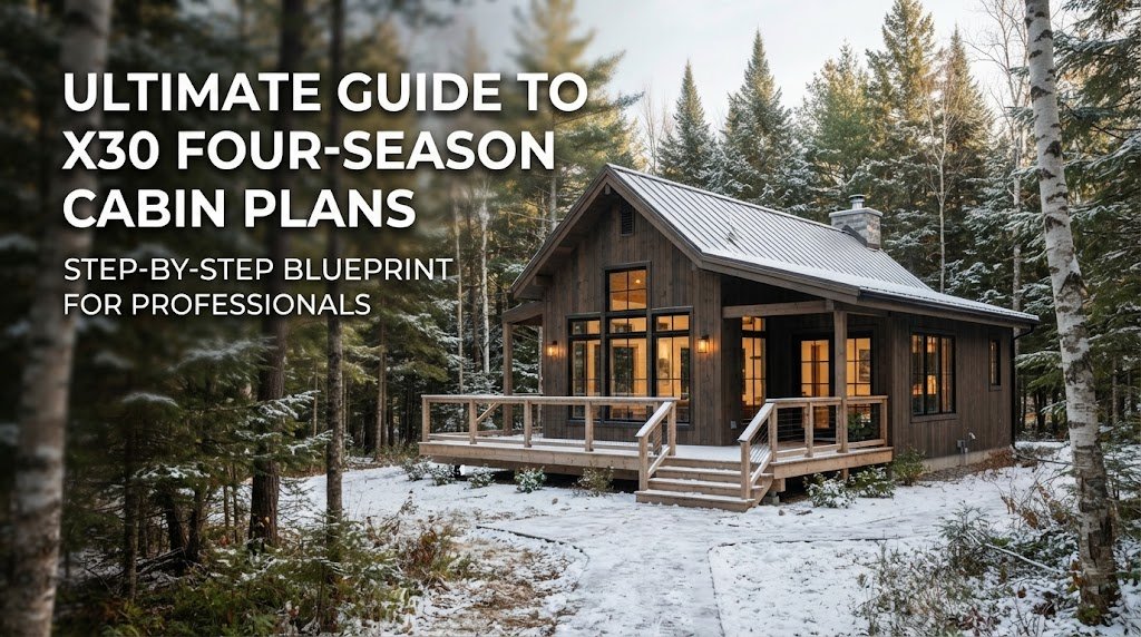Explore x30 Four-Season Cabin Plans: Your Step-by-Step Guide