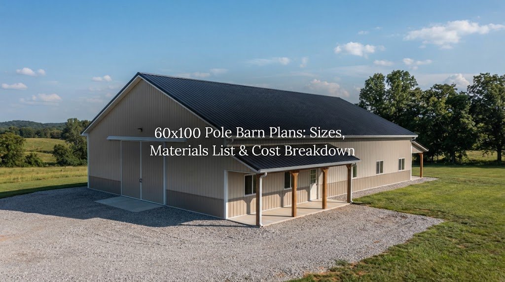 60×100 Pole Barn Plans: Sizes, Materials List & Cost Breakdown