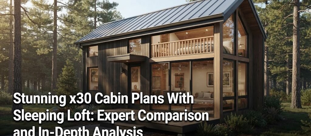 Top x30 Cabin Plans with Sleeping Loft: Affordable Designs
