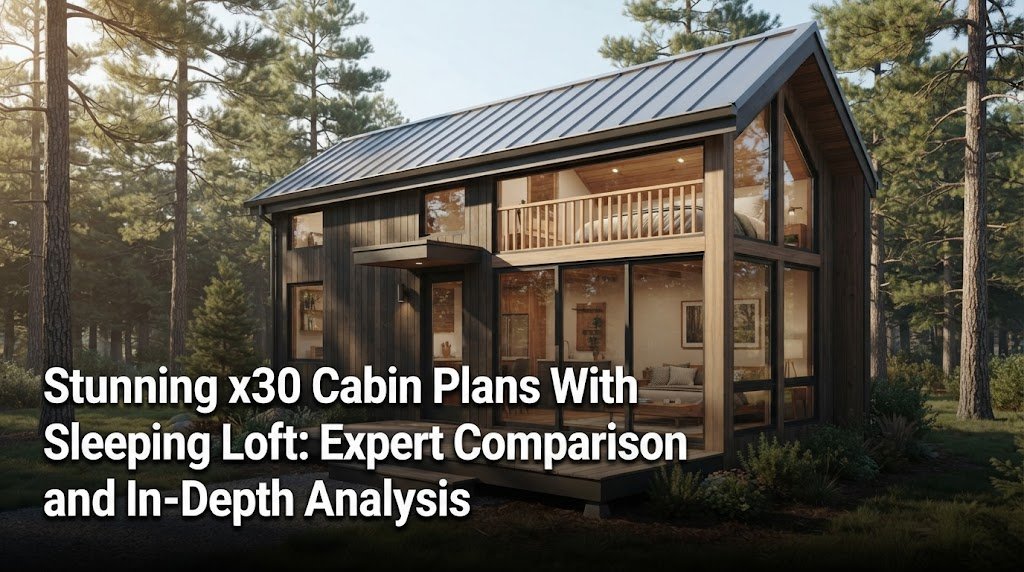 Top x30 Cabin Plans with Sleeping Loft: Affordable Designs