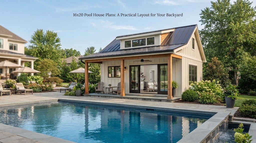 16×20 Pool House Plans: A Practical Layout for Your Backyard