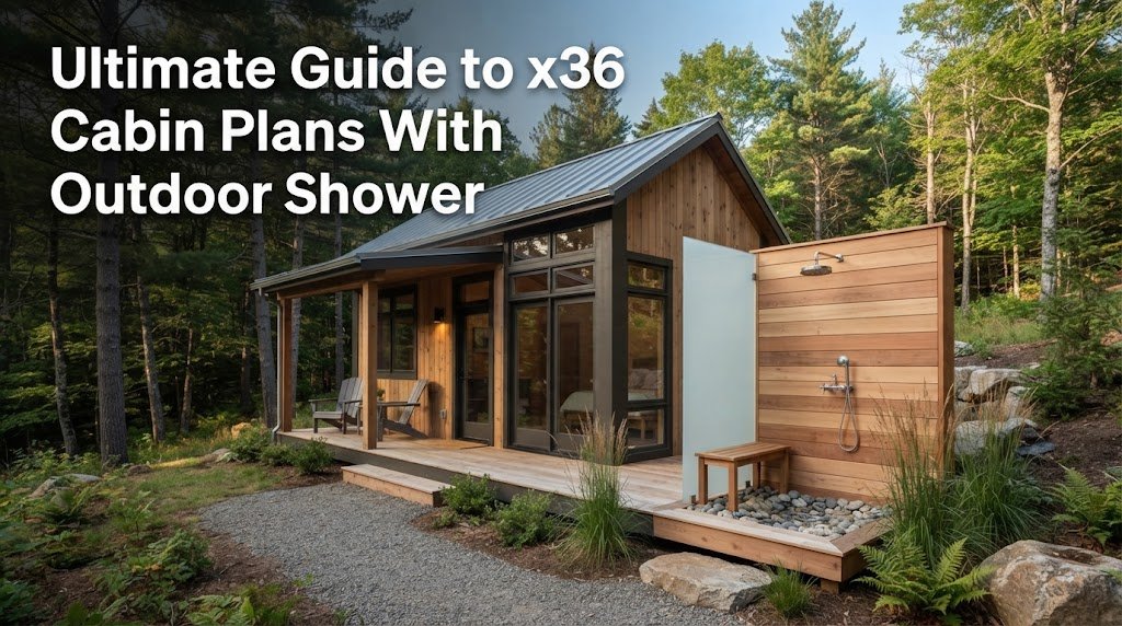 x36 Cabin Plans with Outdoor Shower: Your Complete Guide