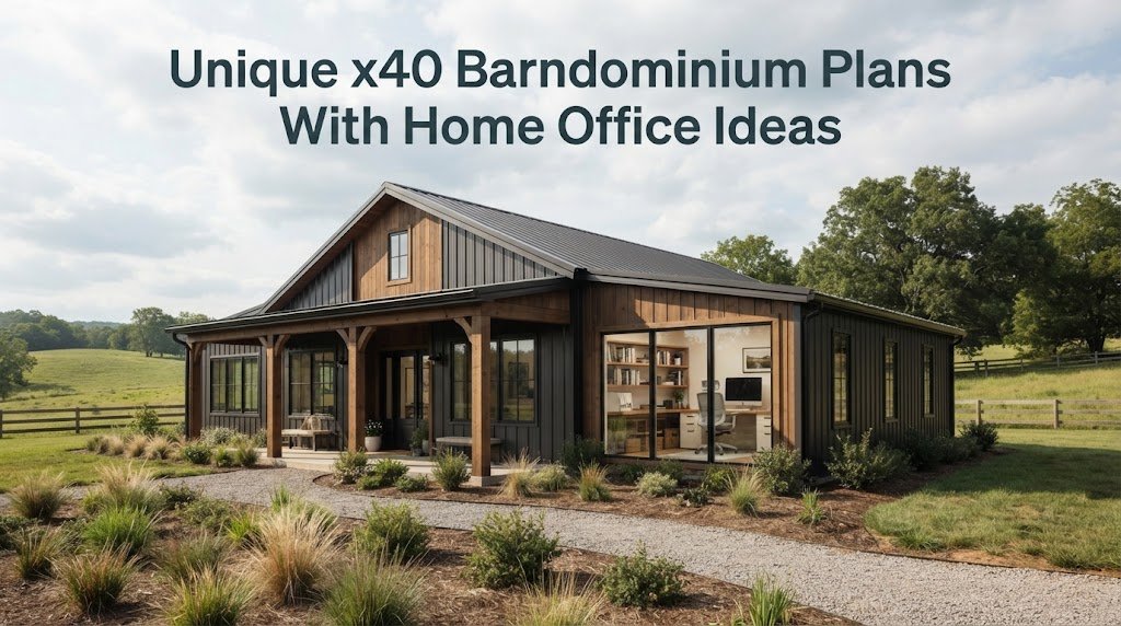 Barndominium Plans with Home Office: Design Your Work Space