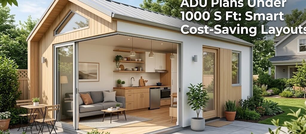 Compact ADU Plans Under 1000 Sq Ft: Smart Layouts and Savings