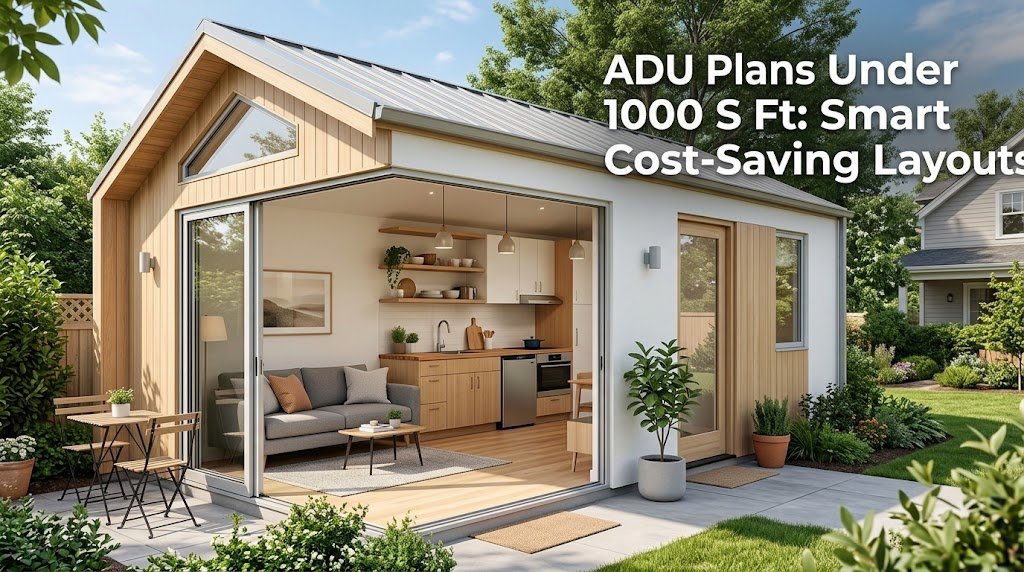 Compact ADU Plans Under 1000 Sq Ft: Smart Layouts and Savings