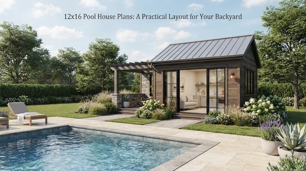 12×16 Pool House Plans: A Practical Layout for Your Backyard