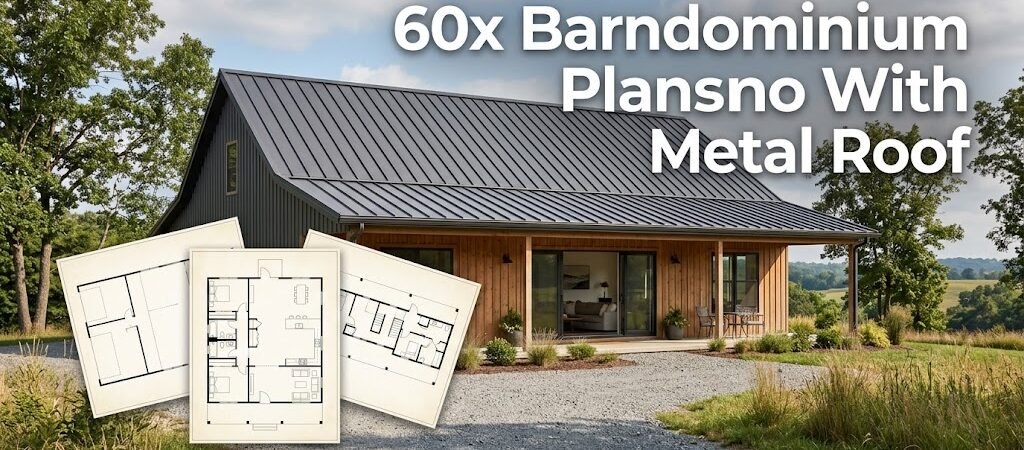 60x Barndominium Plans with Metal Roofs: Smart Choice