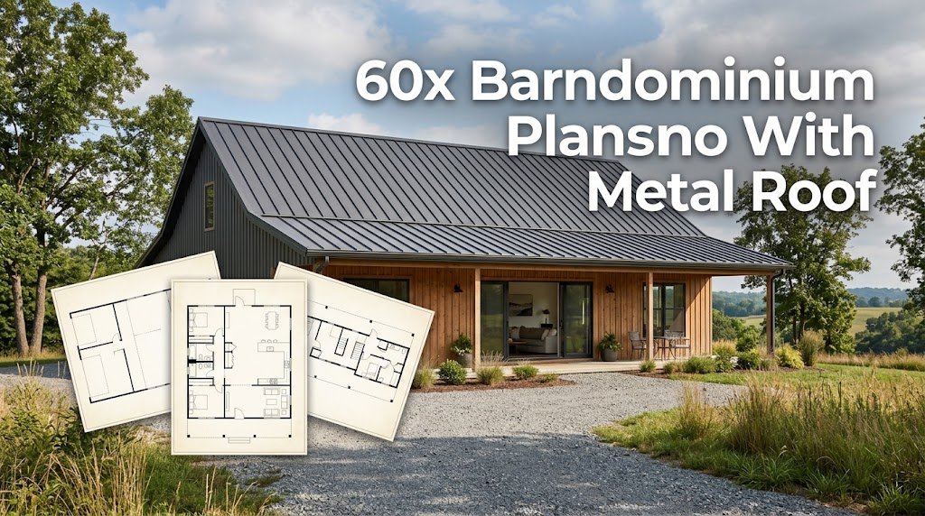 60x Barndominium Plans with Metal Roofs: Smart Choice