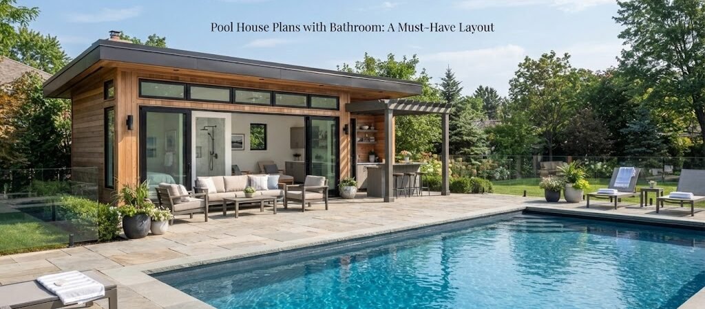 Pool House Plans with Bathroom: A Must-Have Layout
