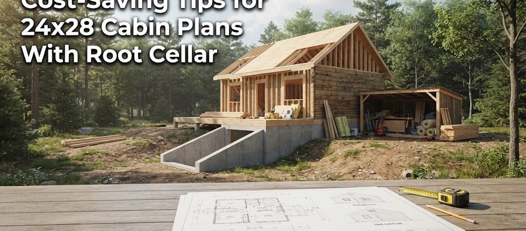 Cost-Saving Tips for Building a 24×28 Cabin with Root Cellar