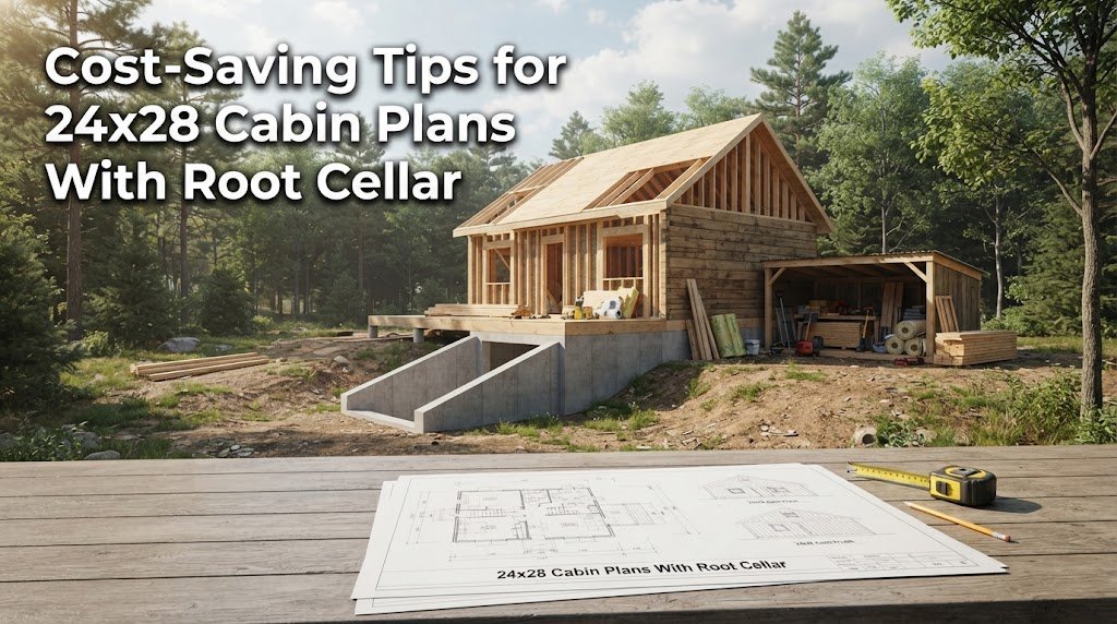 Cost-Saving Tips for Building a 24×28 Cabin with Root Cellar