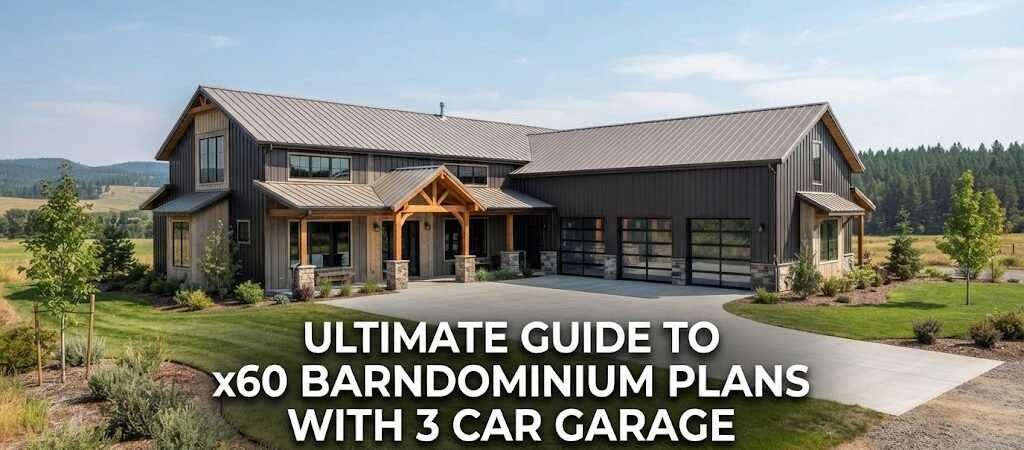 x60 Barndominium Plans with 3 Car Garage: A Comprehensive Guide
