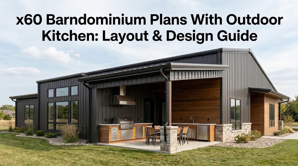 52×60 Barndominium Plans with Outdoor Kitchen Guide