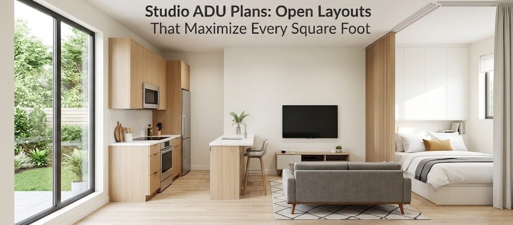 Maximize Space with Studio ADU Plans for Smart Living