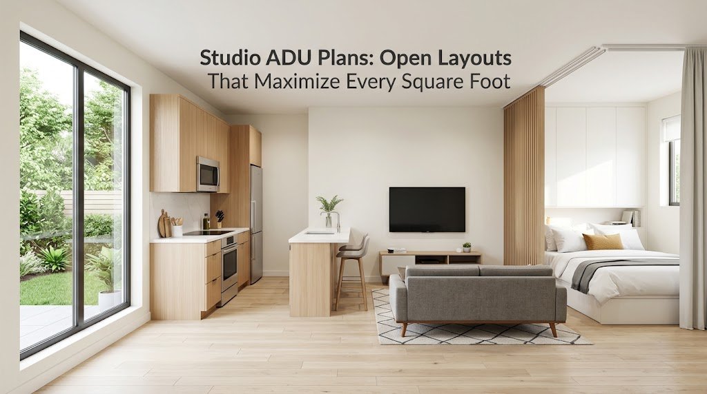 Maximize Space with Studio ADU Plans for Smart Living