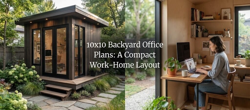 10×10 Backyard Office Plans: A Compact Work-From-Home Layout