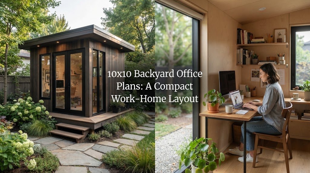 10×10 Backyard Office Plans: A Compact Work-From-Home Layout