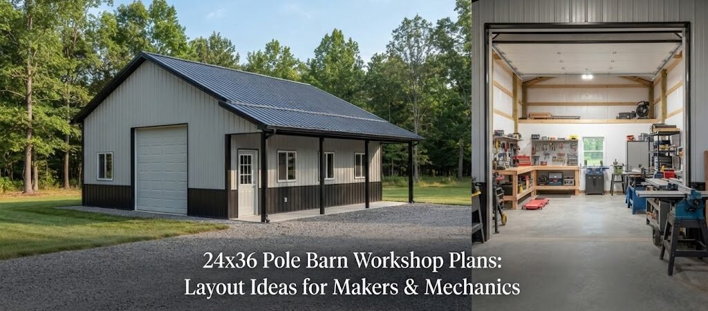 24×36 Pole Barn Workshop Plans: Layout Ideas for Makers & Mechanics