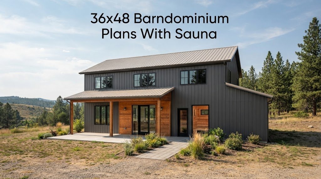 36×48 Barndominium Plans with Sauna: Design Smarter