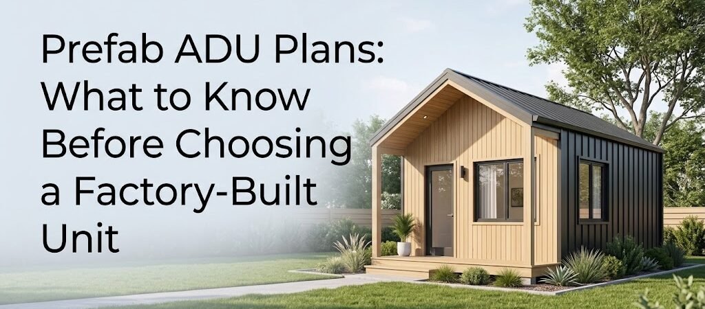 Essential Guide to Prefab ADU Plans: Make Informed Choices