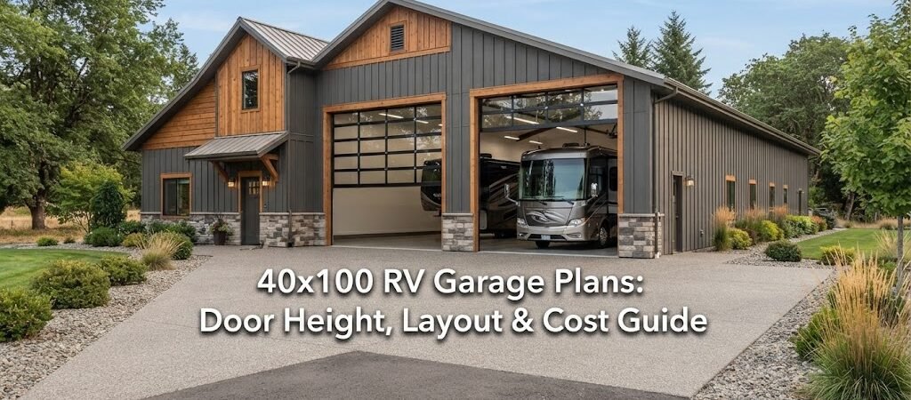 40×100 RV Garage Plans: Door Height, Layout & Cost Guide