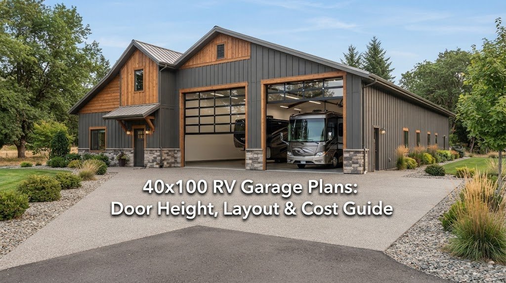40×100 RV Garage Plans: Door Height, Layout & Cost Guide