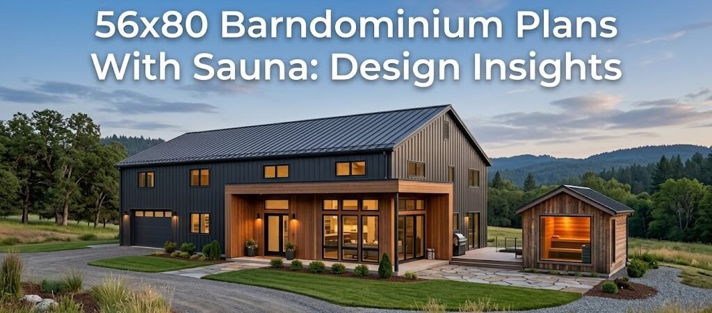 56×80 Barndominium Plans with Sauna: Smart Design Insights