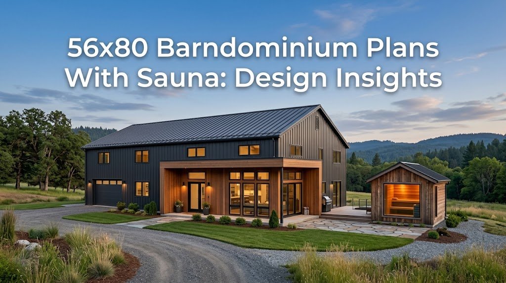 56×80 Barndominium Plans with Sauna: Smart Design Insights