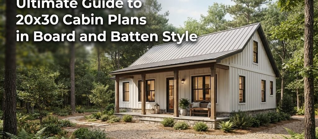 X30 Cabin Plans: Your Guide to Board and Batten Style