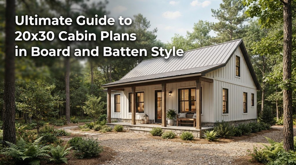 X30 Cabin Plans: Your Guide to Board and Batten Style