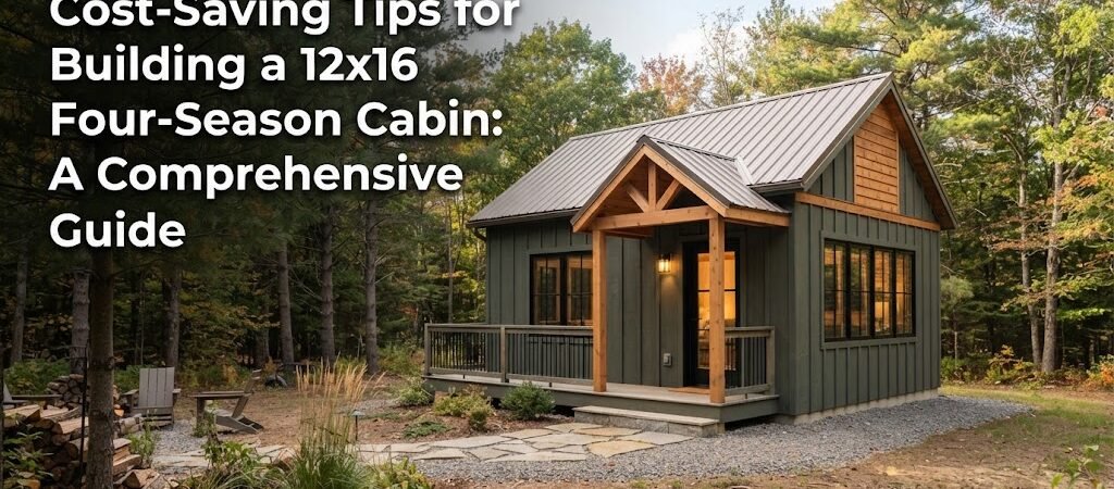 Cost-Saving Tips for Building Your 12×16 Cabin Smartly