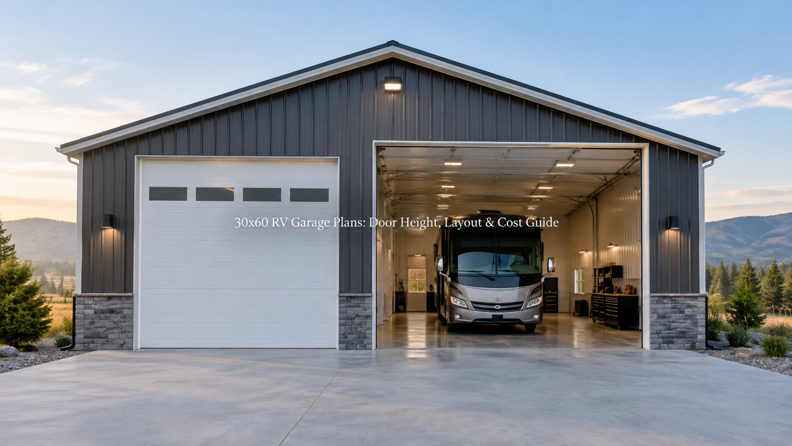 30×60 RV Garage Plans: Door Height, Layout & Cost Guide