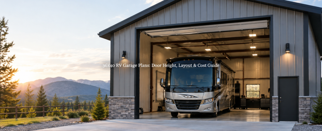 36×40 RV Garage Plans: Door Height, Layout & Cost Guide