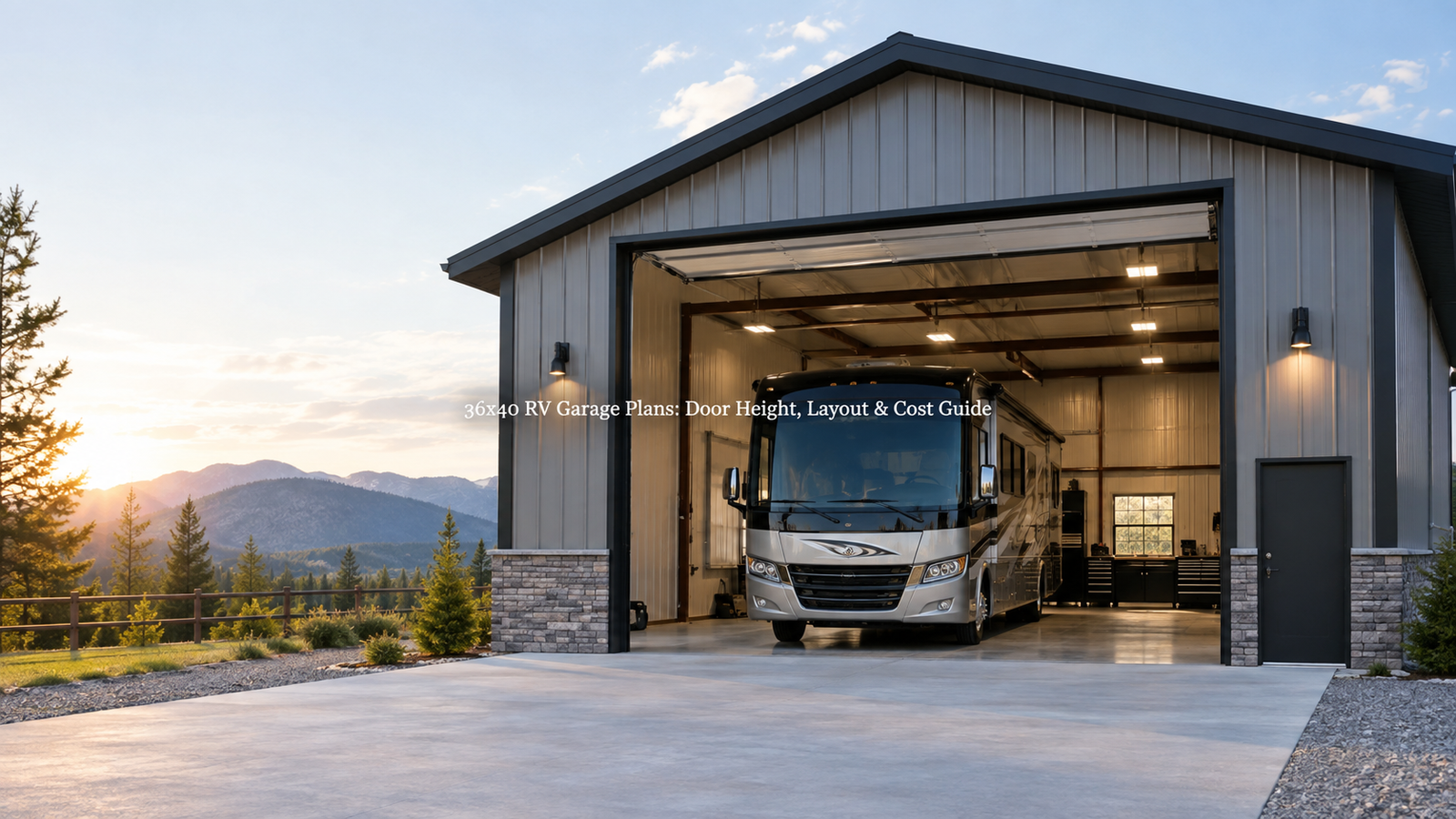36×40 RV Garage Plans: Door Height, Layout & Cost Guide