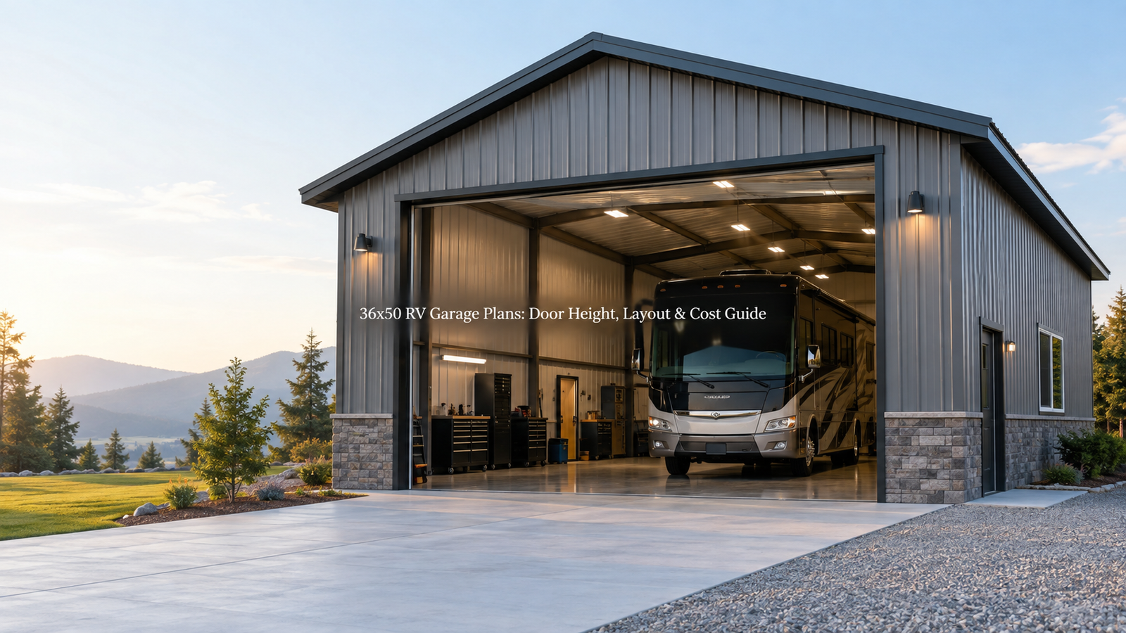 36×50 RV Garage Plans: Door Height, Layout & Cost Guide