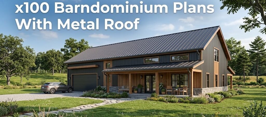 x100 Barndominium Plans with Metal Roofs for Your Dream Home