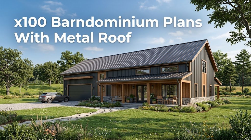 x100 Barndominium Plans with Metal Roofs for Your Dream Home