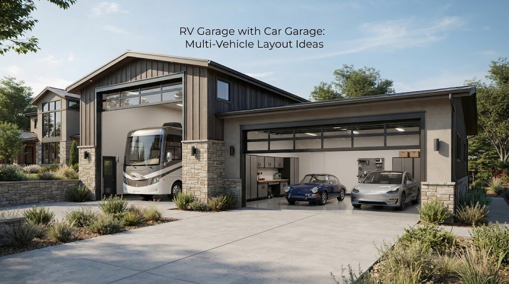 RV Garage with Car Garage: Multi-Vehicle Layout Ideas