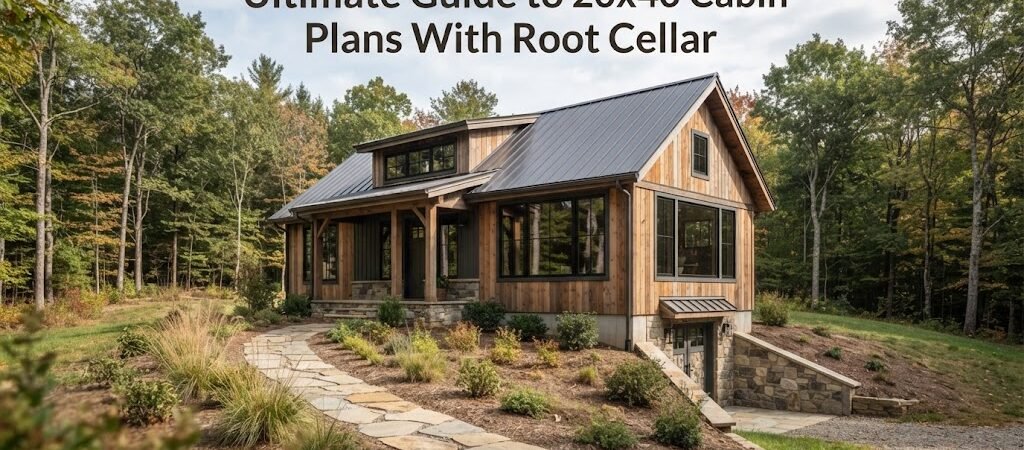 20×40 Cabin Plans with Root Cellar: Your Ultimate Guide