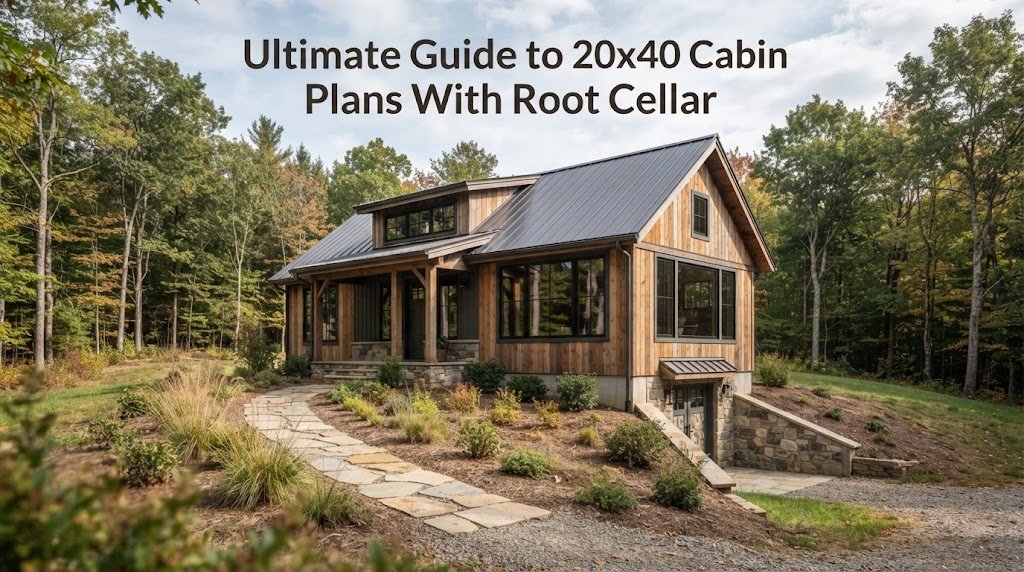 20×40 Cabin Plans with Root Cellar: Your Ultimate Guide
